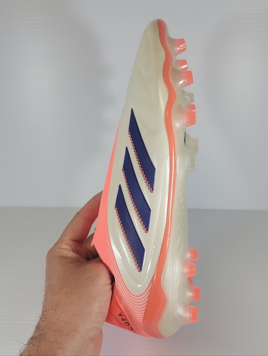 Adidas Copa Pure 3 Elite Laceless FG Coral Blaze Pack White Blue JS0650 Size 11 main image 5